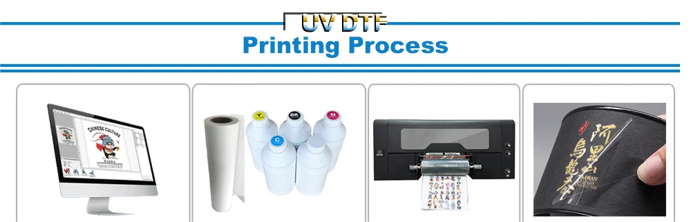 2 In 1 Hot Sale Good quality Factory Price UV printer digital DTF printers No Need Laminator