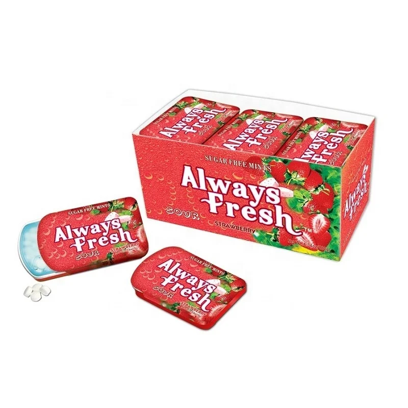 SUNTAK Manufacturer Minty Fresh Thai Candy Spearmint Candies Sugar Free Delight Custom Sweets Snack Candy