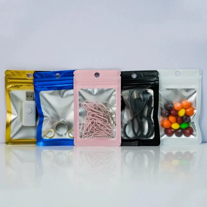 Custom Glossy Printed Heat Seal Packaging Mylar Pouch Laminated Aluminium Foil Food Storage Bags