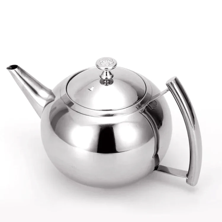 Stainless Steel Teapot With Infuser Filter Coffee Kettle Green Oolong Tea Jug