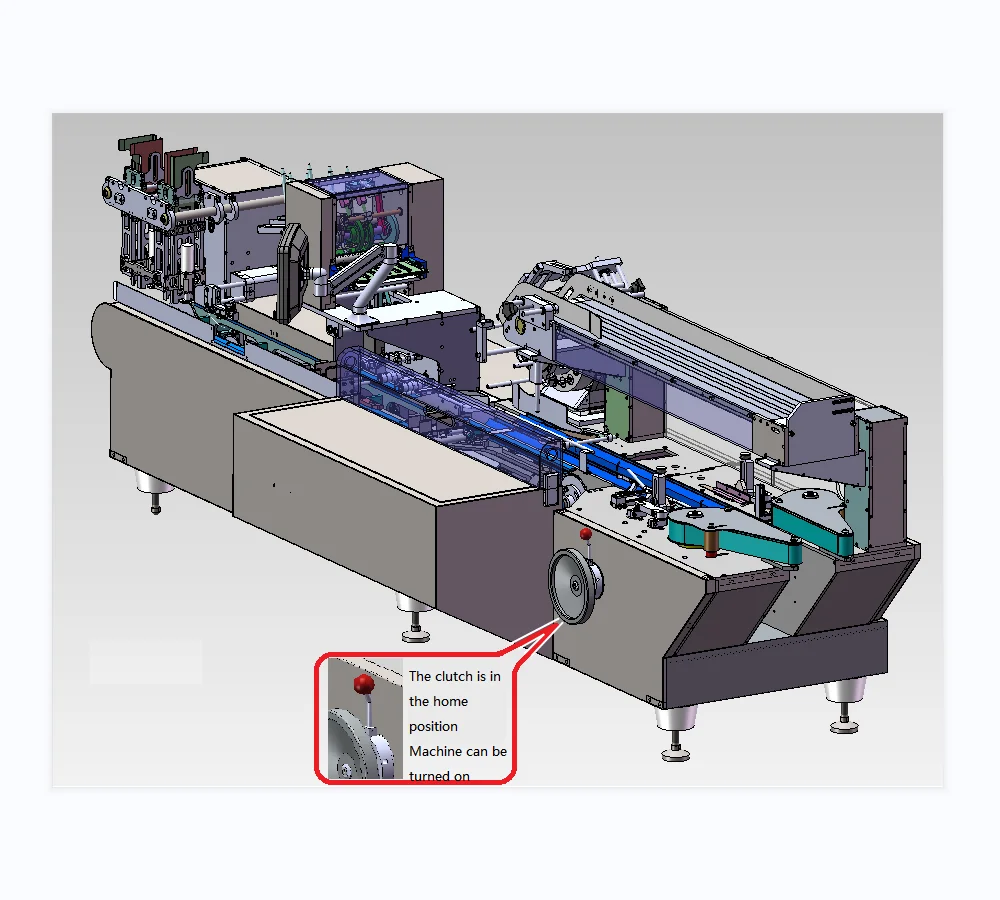 Fully Automatic Carton Box Packing Machine with Carton Erector Sealer Conveyor