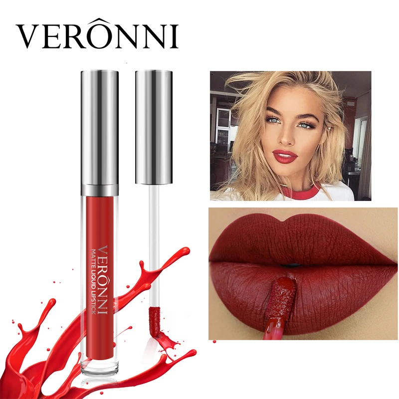 VERONNI 13 Colors Lip Gloss Wholesale Makeup Lips Makeup Matte Liquid Lipstick