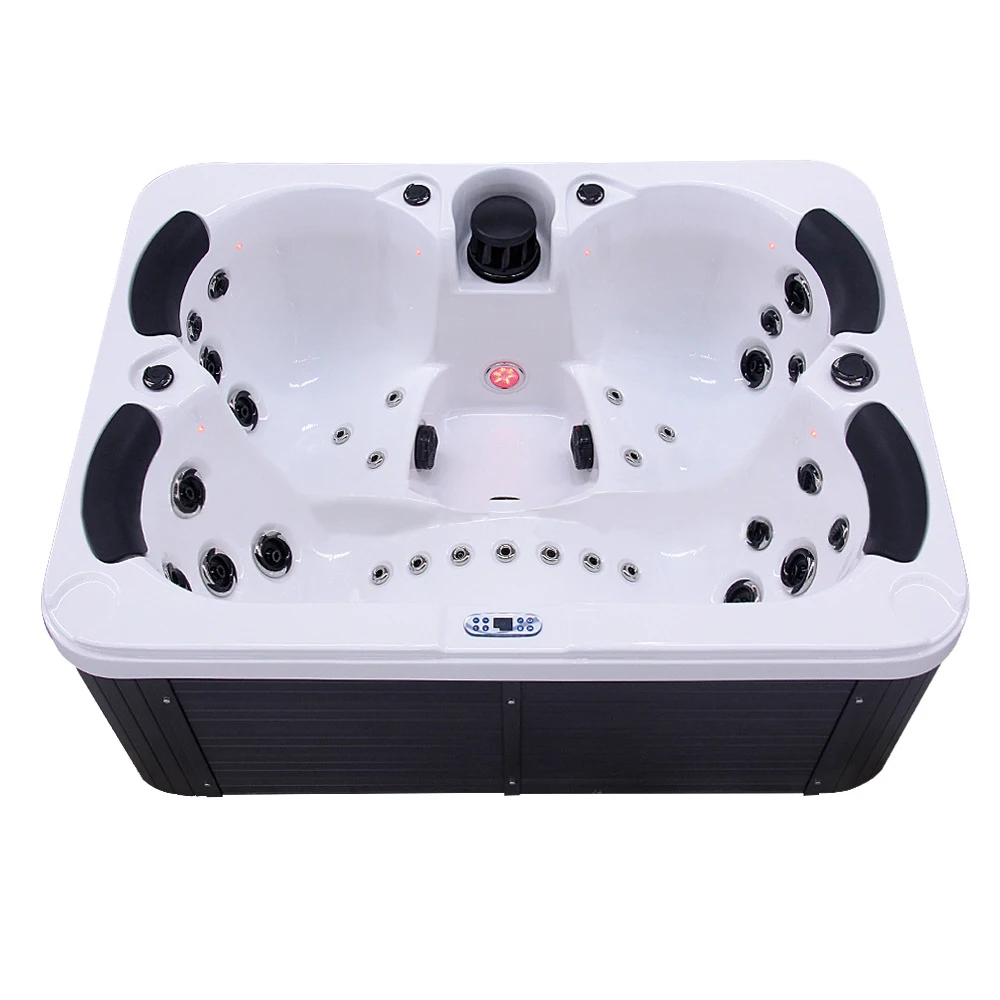 Luxury Acrylic Bathtubs SPA 4 Person Freestanding Massage Bathtub Modern Outdoor Hot Adult Bath Tub