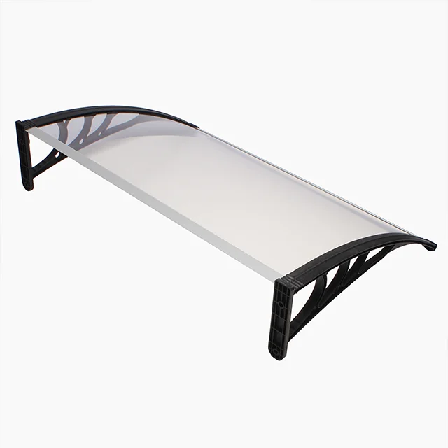 Easy assembly waterproof DIY polycarbonate awning canopy plastic  rain door cover