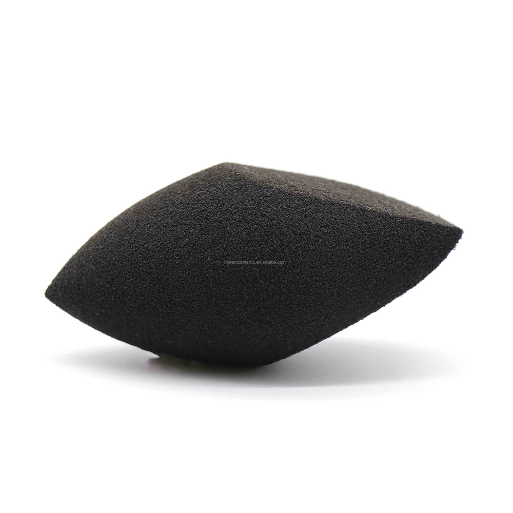Promotional Cheap 2 cuts Black Soft Makeup Sponge Blender Wholesale Price