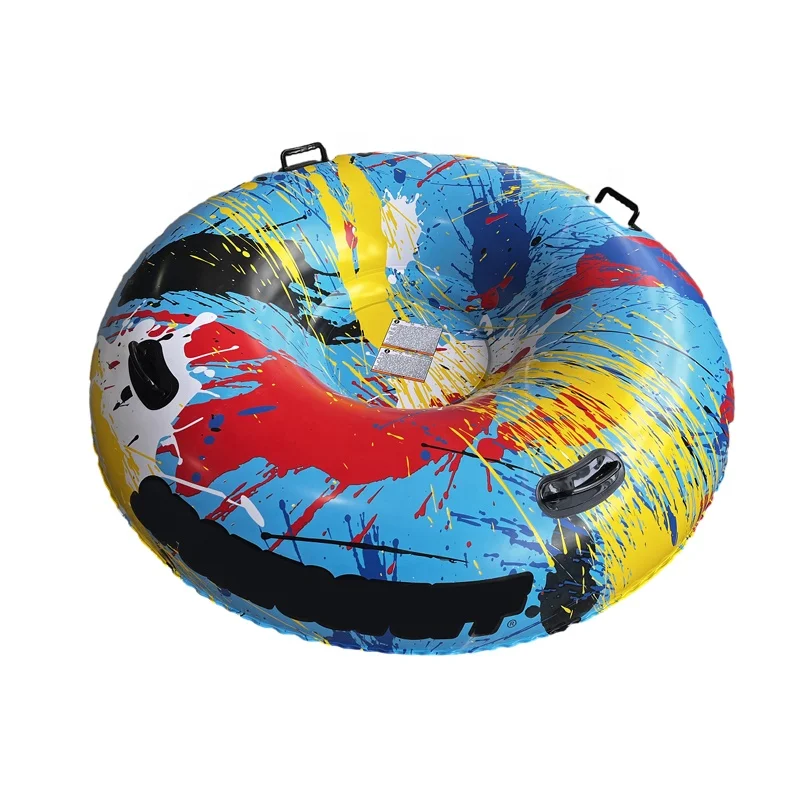 Inflatable snow tube, environmentally friendly PVC material, for adults and children, winter entertainment, can be customized