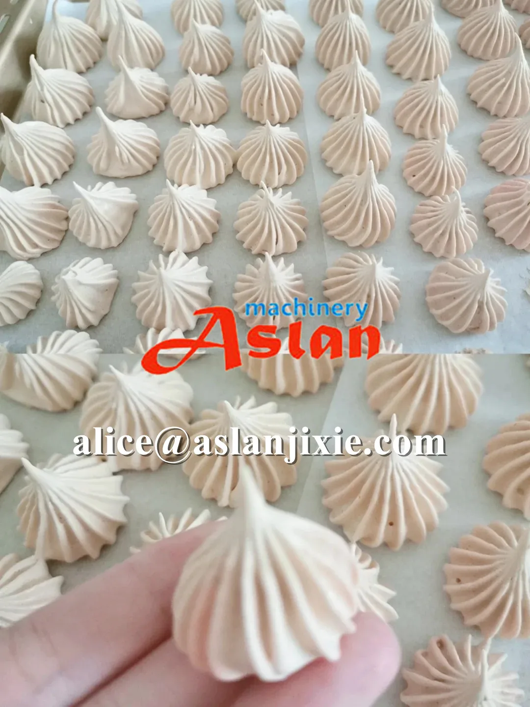 Sweet Manabitas automatic extruding machine/ Meringue cookies sugar filling machine