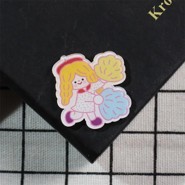 High quality metal craft cute anime polish badges zinc alloy enamel lapel pin