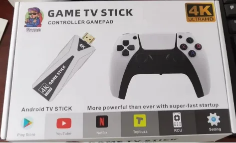 GT68 Popular Design 3D Box Portable Game Console PSP TV Stick Retro TV Game Wireless Gamepad