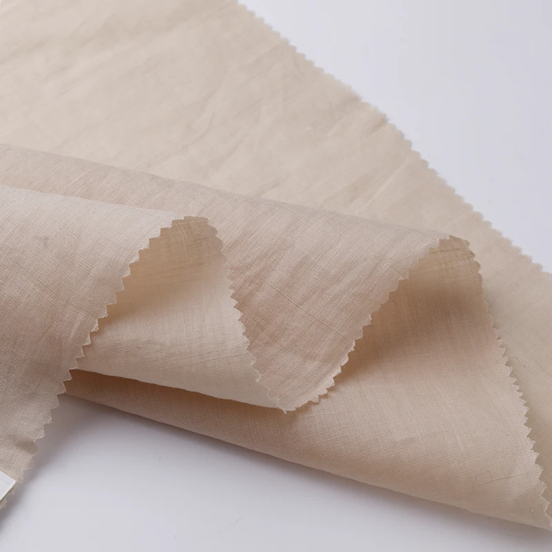 Popular designer soft 100% Ramie fabric for clothes and pants