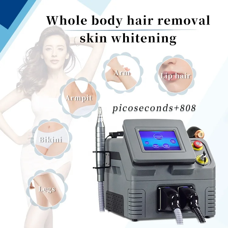 Portable Alma Soprano Ice Platinum 755 808 1064 Diode Laser Hair Removal Machine picosecond laser remove freckles