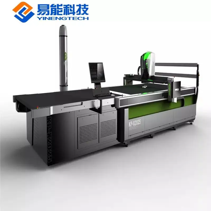 YINENG automatic machine straight knife cloth cutting machine supplier  apparel textile machinery cut