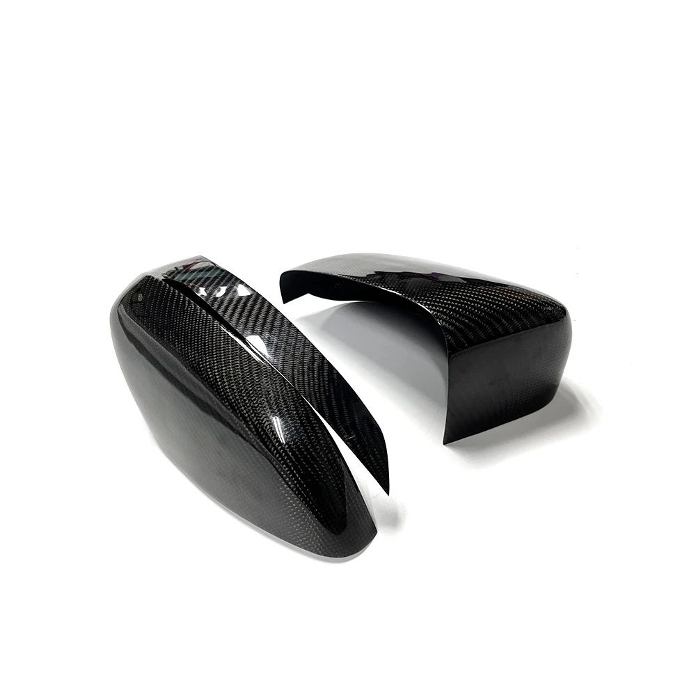 3K Glossy Twill Carbon Fiber Mirror Covers Caps Car Mirror Outside Shell