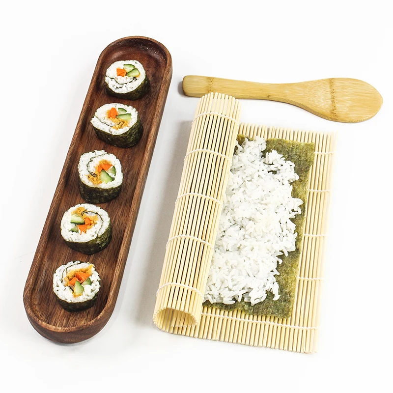 Japanese bamboo sushi roll mat maker professional home sushi making kit