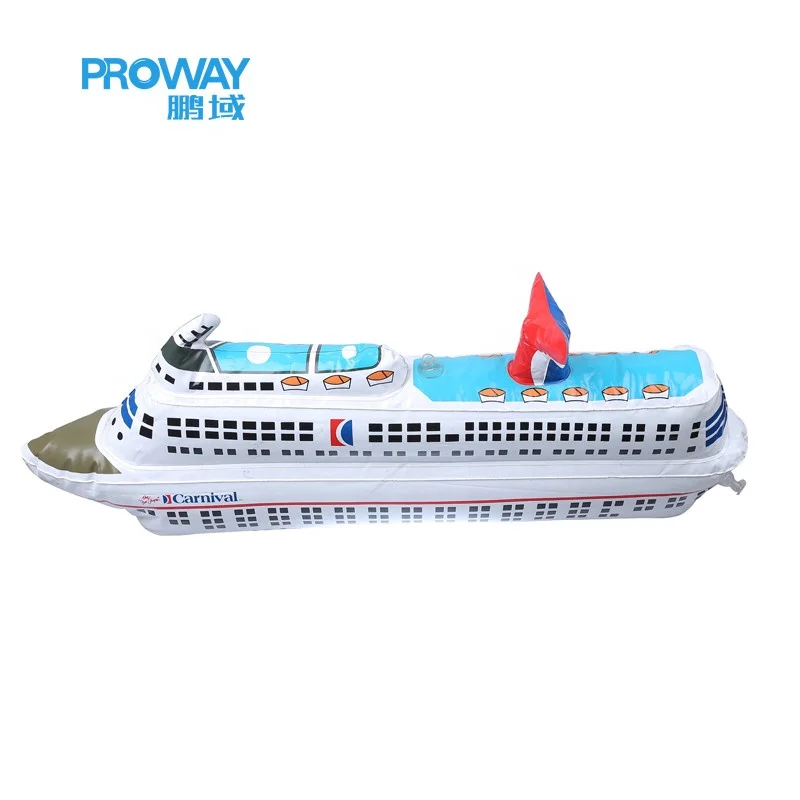 Promotional Newest High Quality OEM Customized PVC Inflatable Small Cruise Ship Model Tpys Inflatable Advertising