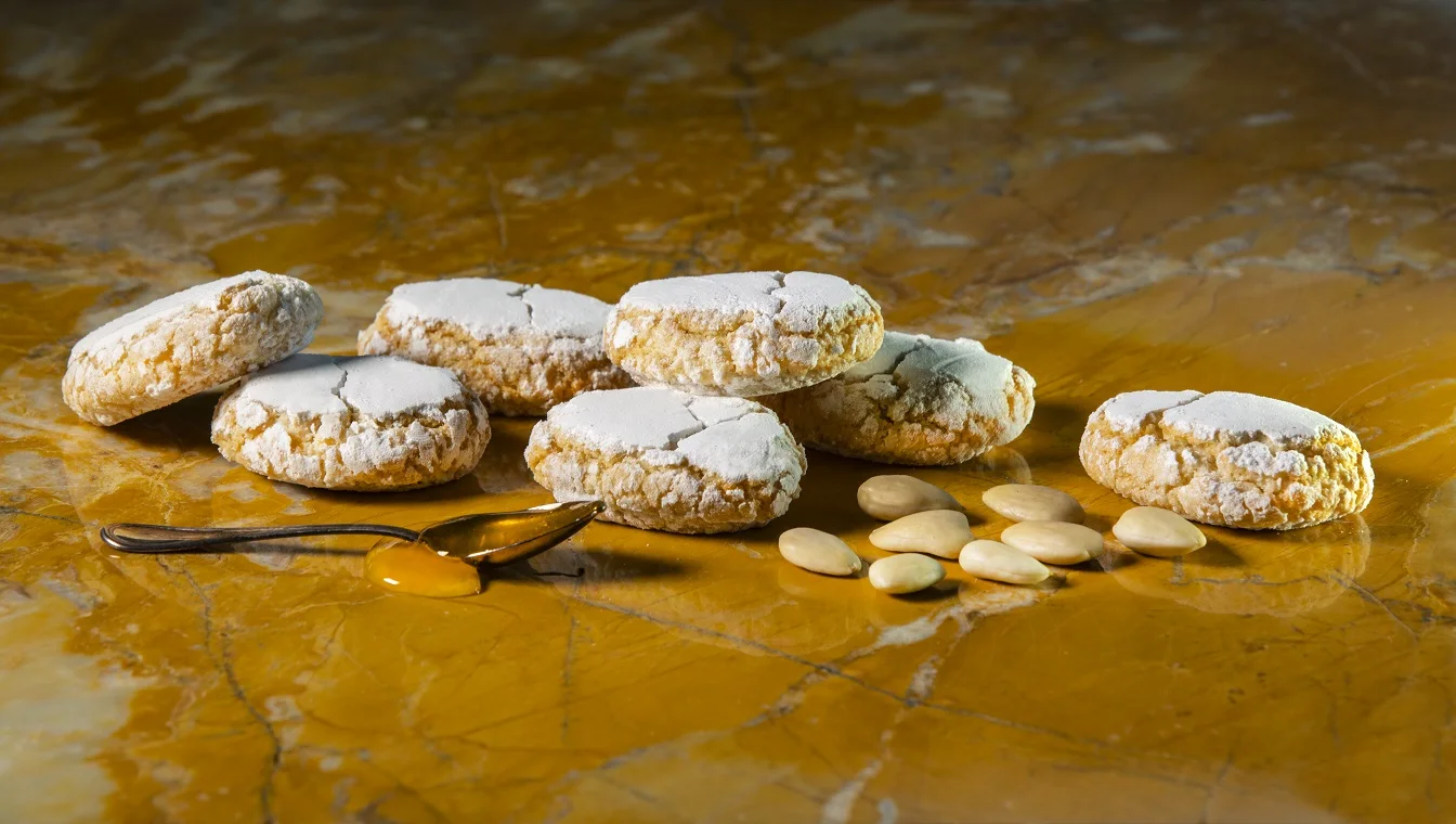 Made In Italy Tuscany Siena Ricciarelli Amaretti Soft Almond Pastries Made Of Almond Dough Egg White Sugar Honey
