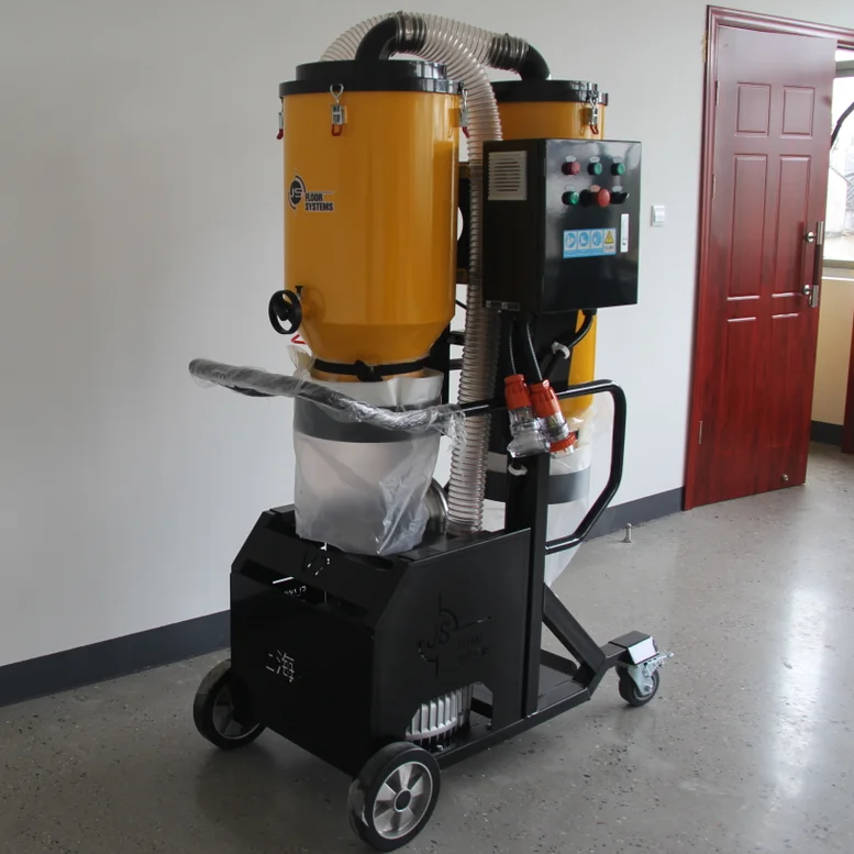 10HP Powerful Automatic Cleaning Concrete Floor Dust HEPA Vacuum