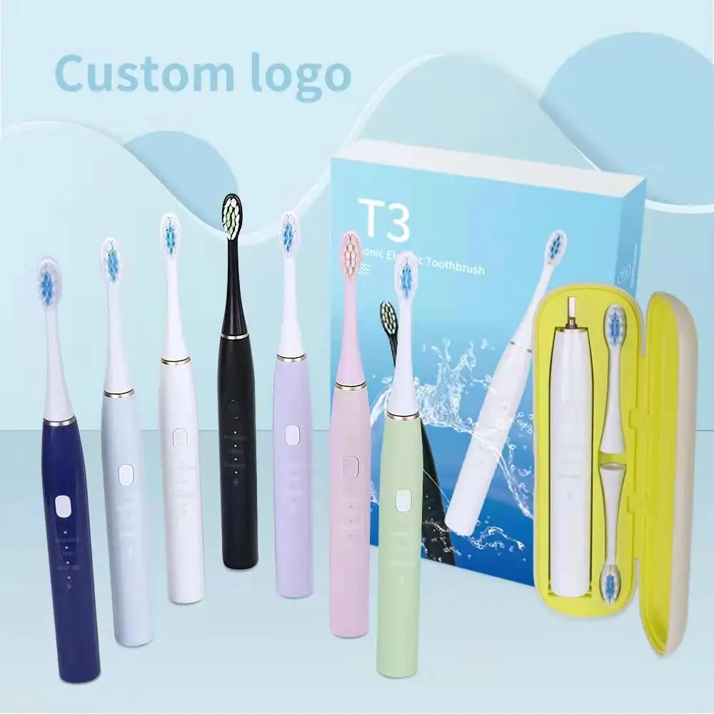 Wholesale Adult Oral Care Electric Toothbrush Waterproof Smart Timing Rechargeable Toothbrush