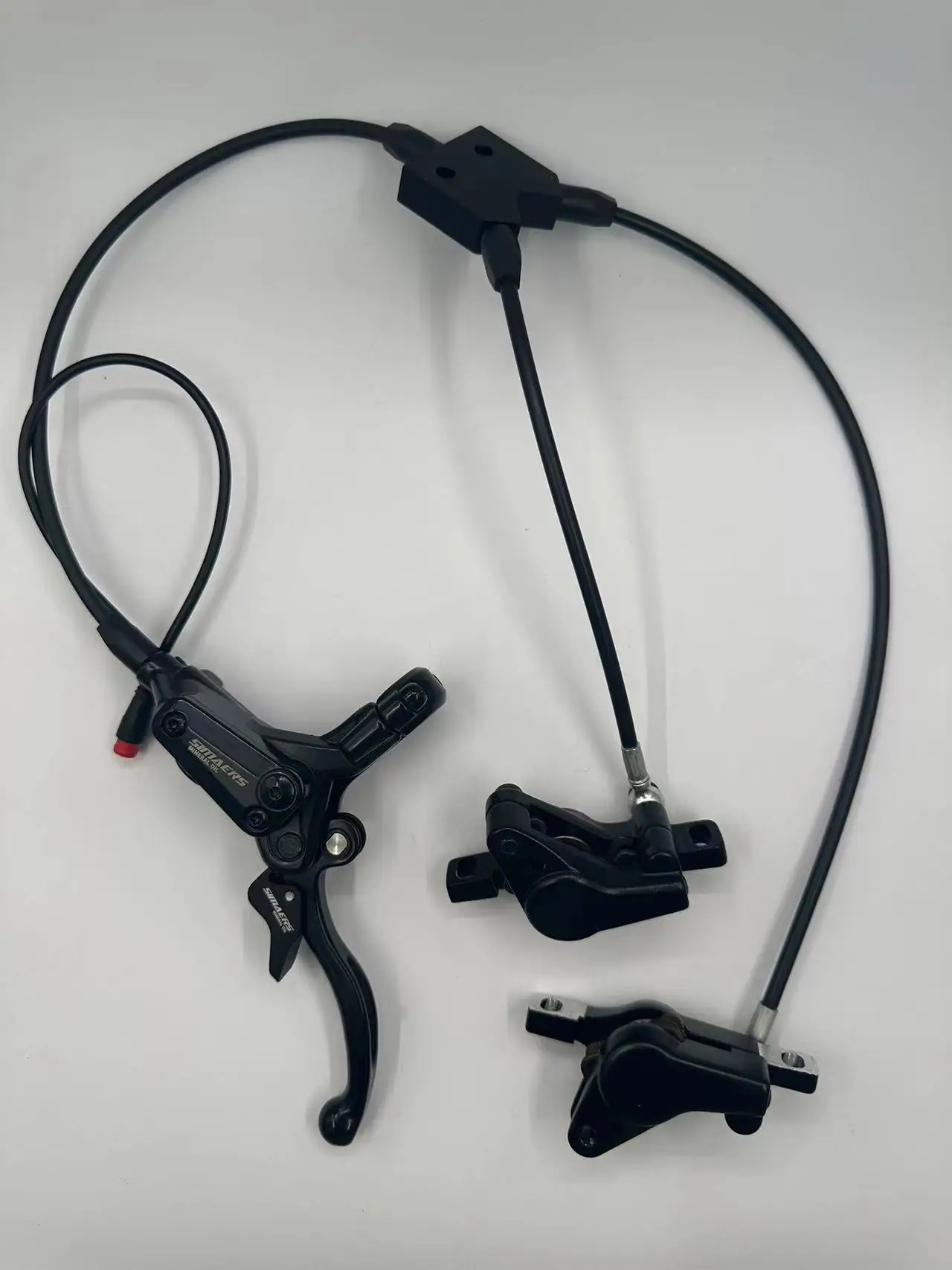 China Factory 160mm/180mm/203mm/220mm Open System Dual Piston Cast Aluminum Electric Bike Hydraulic Disc Brake