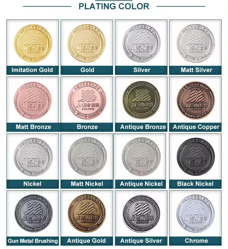 Free sample mockup customized gold silver commemorative coins arcade game token coins metal amusement challenge enamel coins