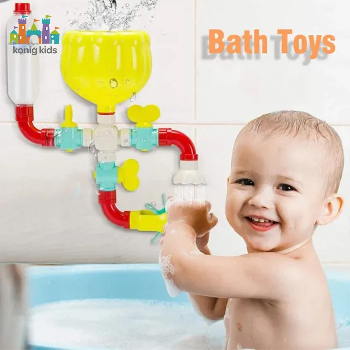 Konig Kids Bath Toys Baby Bath Shower Head Water Toys For Kids juguete de bano bebe