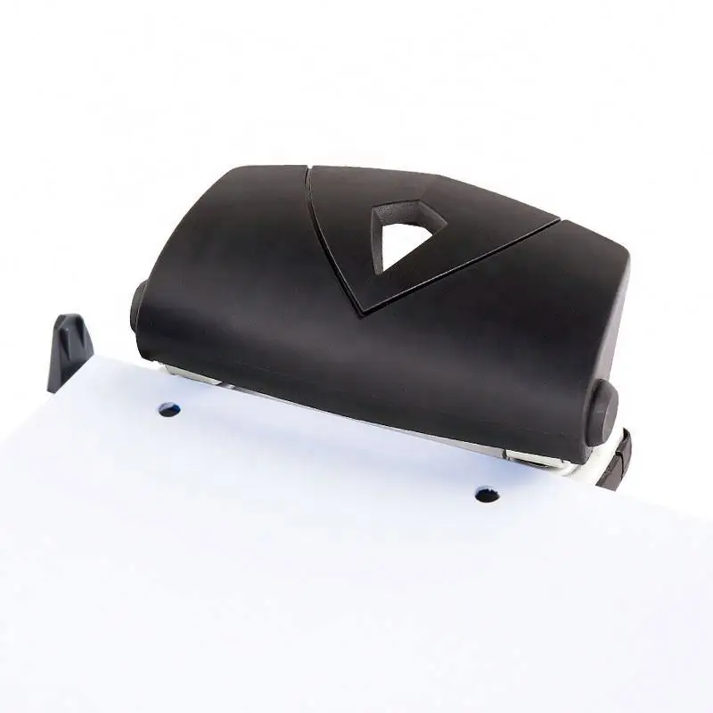 Effort Saving Office Punch Mini 2-Hole Punch with locating ruler Paper Hole Punch 90R8