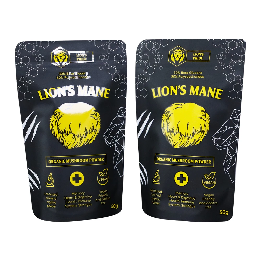 Glossy Matte UV Aluminum Foil Compostable 3.5g/7g/10g Stand Up Zipper Pouch Plastic Food proof smellzipper  Bag