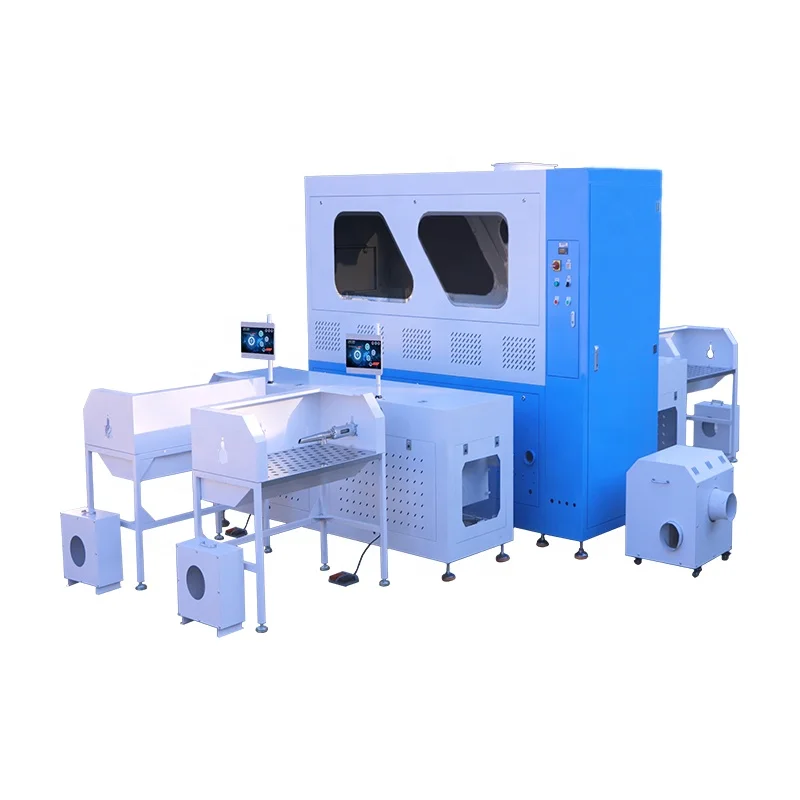 China High Precision Fuda 24F6D Four Ports 24 Scales Insulated Puffer Down Jacket Pure Duck Down Stuffing Machine