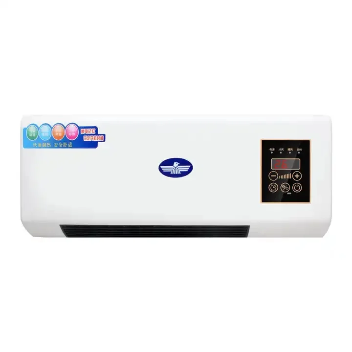 New household Low Noise Adjustable Thermostat Wall Mounted Ceramic PTC Air space Heater For Room Bathroom