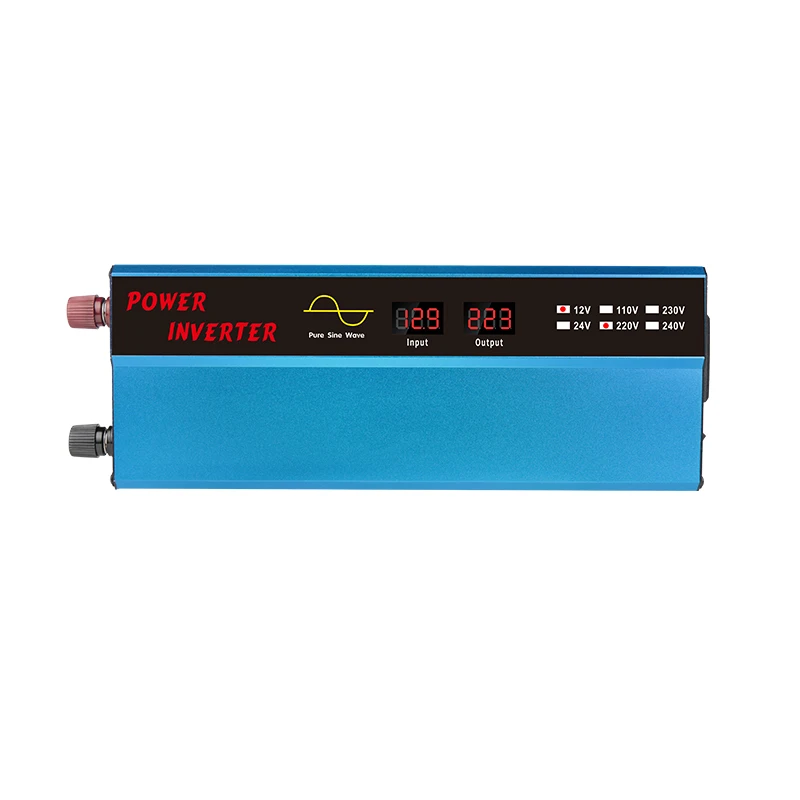 New model 1000W 2000W Inversor Onda Pura Inverter 12 V To 220 V Pure Sine Wave 2000W Inverter Generator power inverter