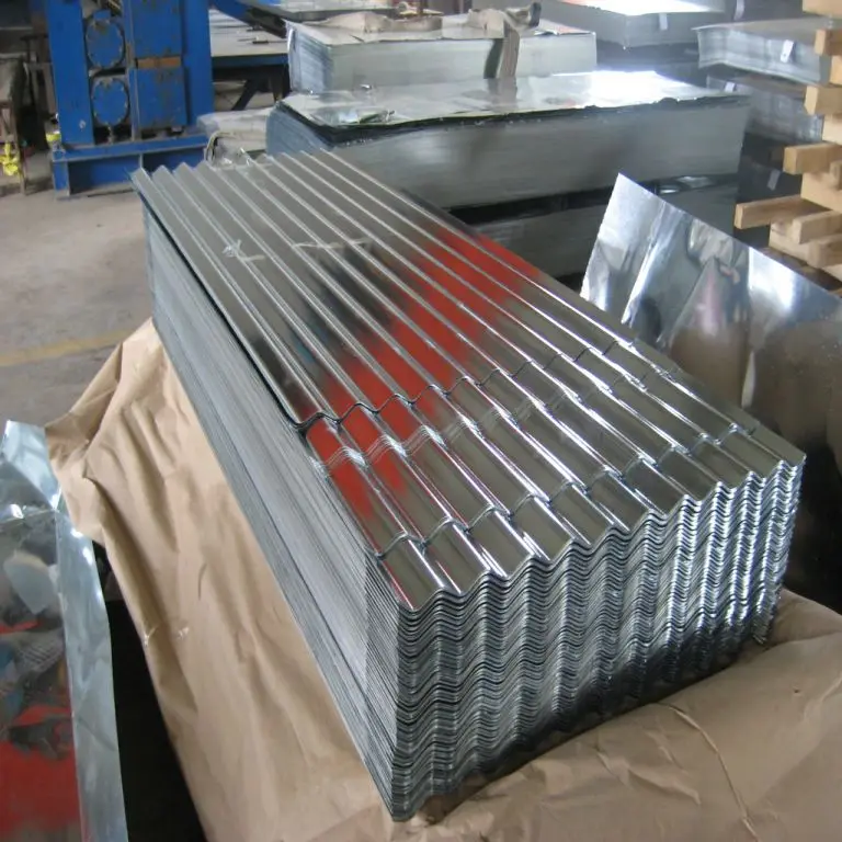 Zinc-Coated Galvanized Corrugated Metal Roofing Steel Sheet 26/28 Gauge GI BWG30/BWG32 G90/G60 Building Material Cutting BIS