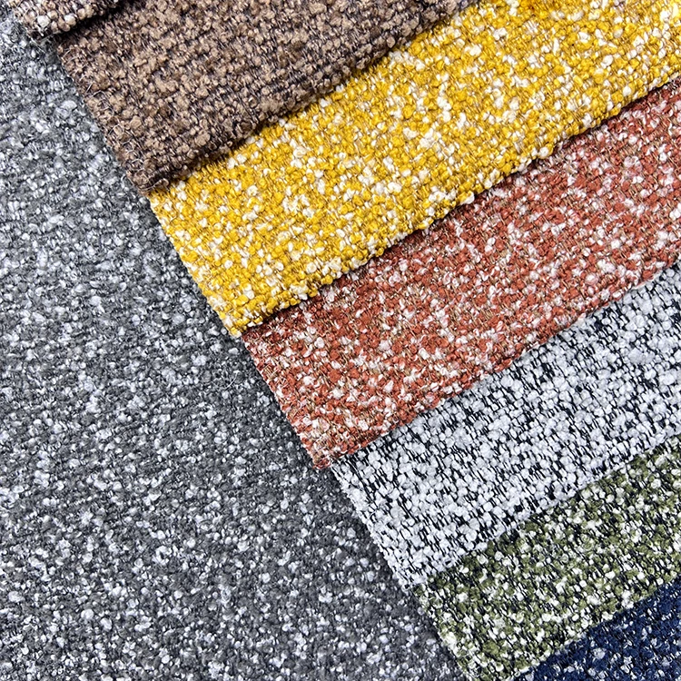 China Sofa Fabrics Factory Custom Good Quality Mixed Linen Fabrics For Sofas