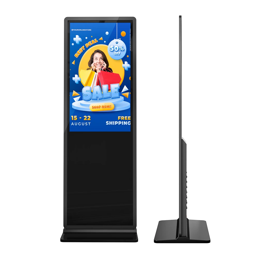 Оптовая продажа 60 дюймов сенсорный ЖК-дисплей Digital Signage для розничных магазинов и лифтов OEM поставка розничной рекламы