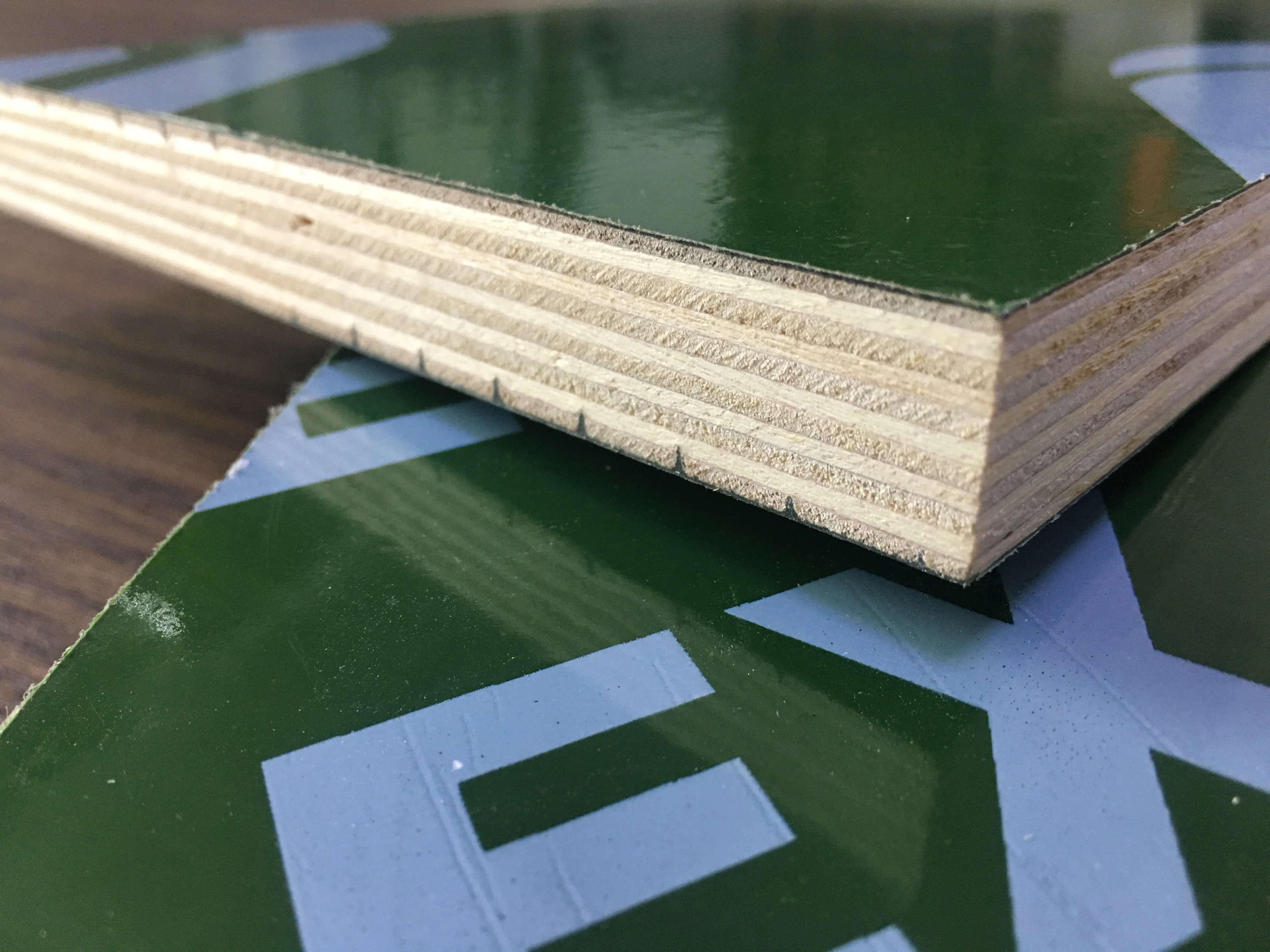 PP Plastic Plywood for Construction Green Plastic Film Faced Shuttering Plywood