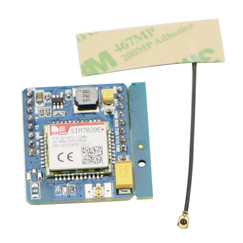  Макетная плата SIM7020 SIM7020E макетная B1/B3/B5/B8/B20/B28 LTE NB-IoT тип SMT модуль