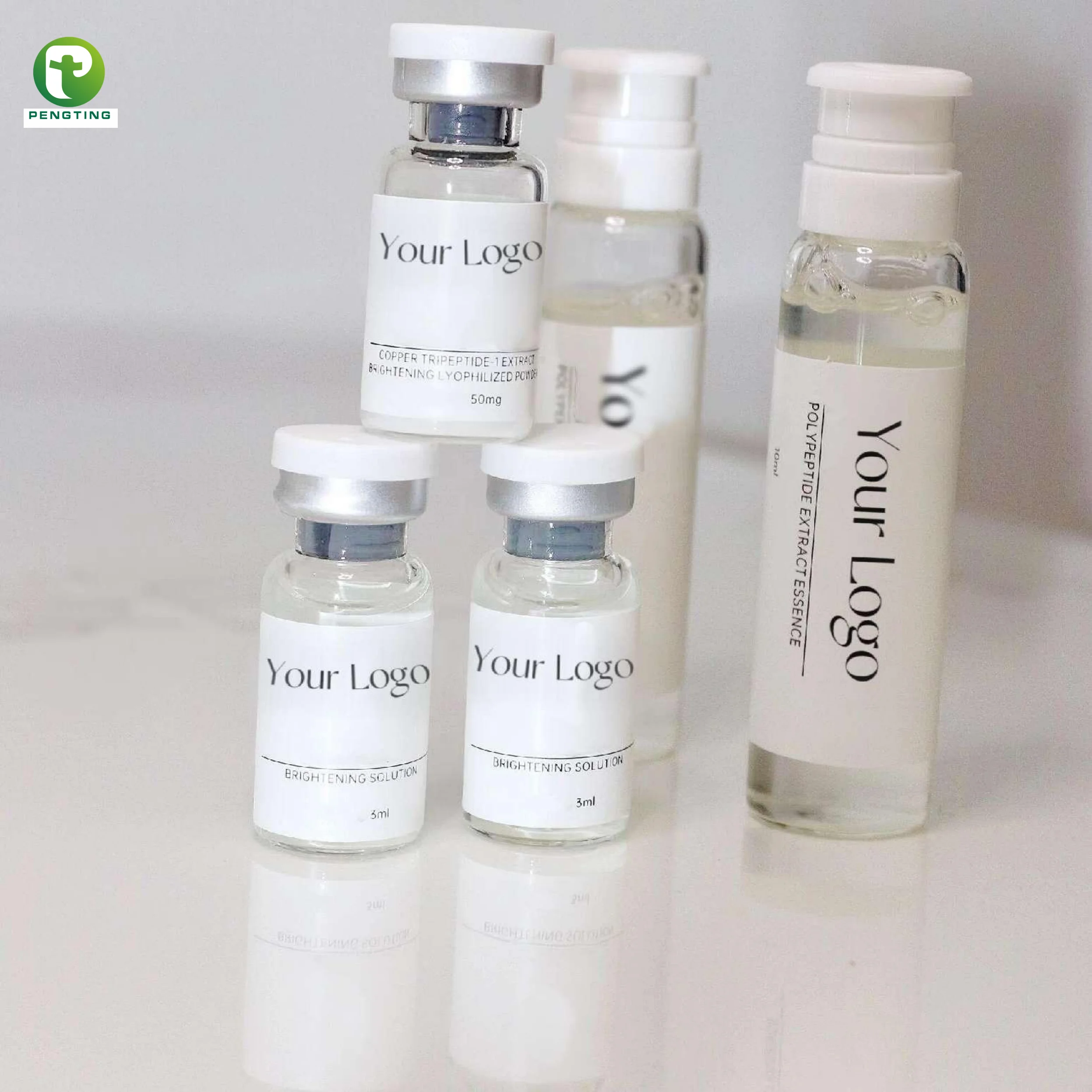 Whitening Anti-aging Rejuvenation Nicotinamide Firming Polypeptide RepairSkincare Lyophilized Freeze-dried Powder Serum faciales