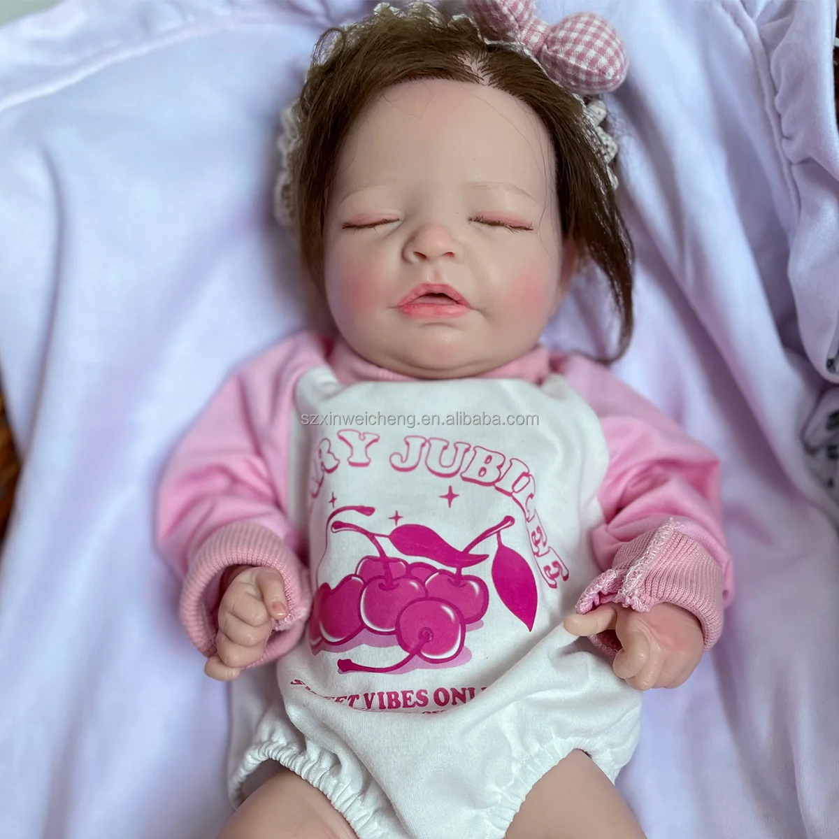 Preemie Full Silicone Sweet Dreams 18Inch Full Body Solid Silicone Baby Reborn Dolls Silicone