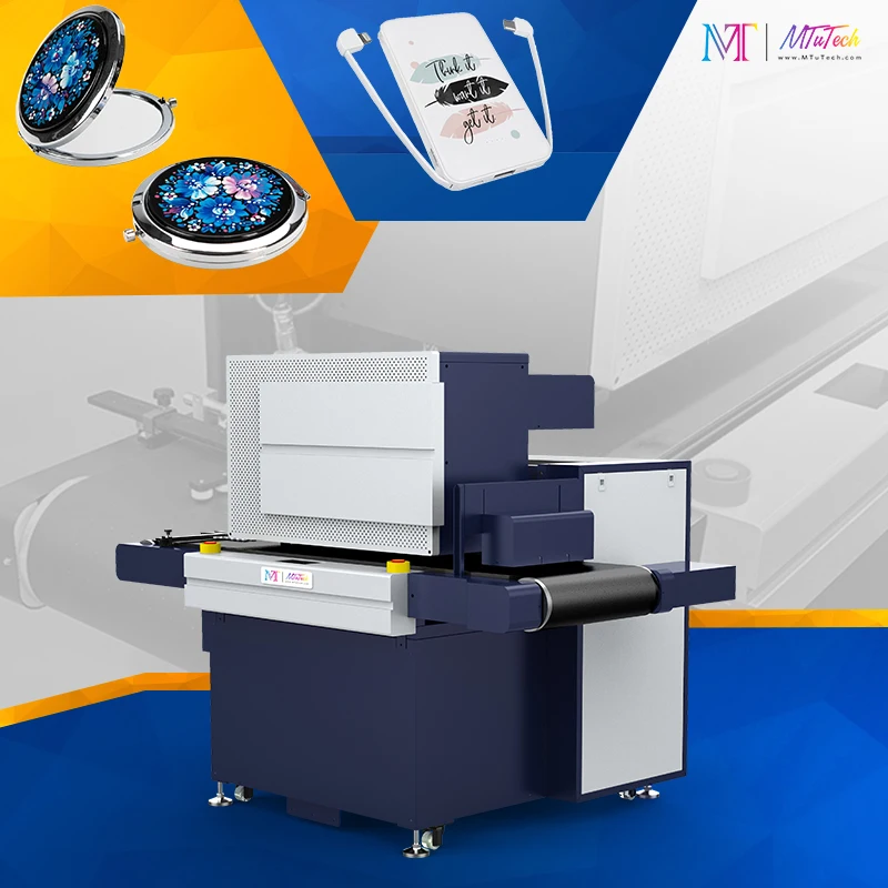 MTuTech Factory High Quality Single Pass UV Inkjet Printer for Packaging, Signage And Promotional Items Printing