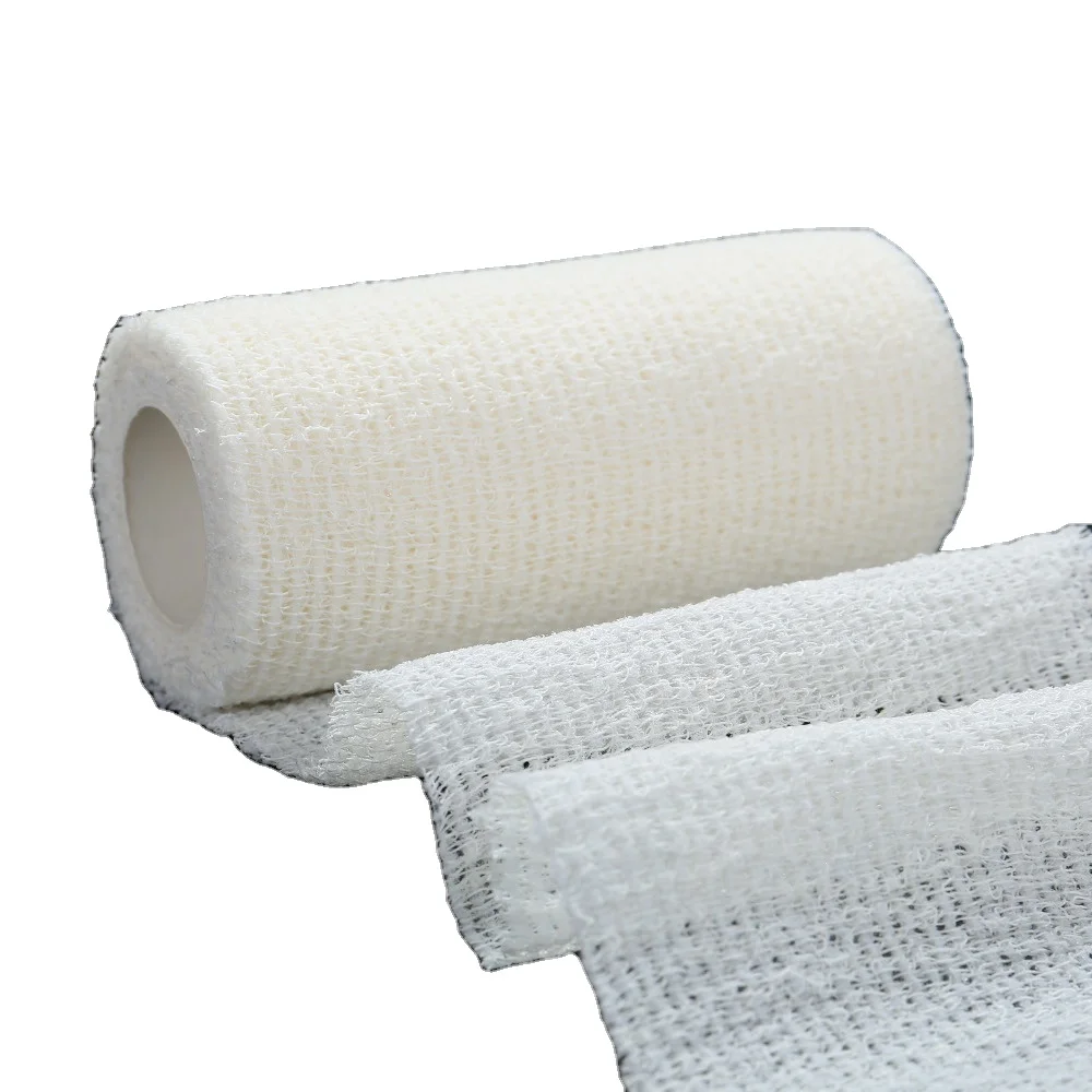 
Medical self adhesive bandage absorbent gauze roll 