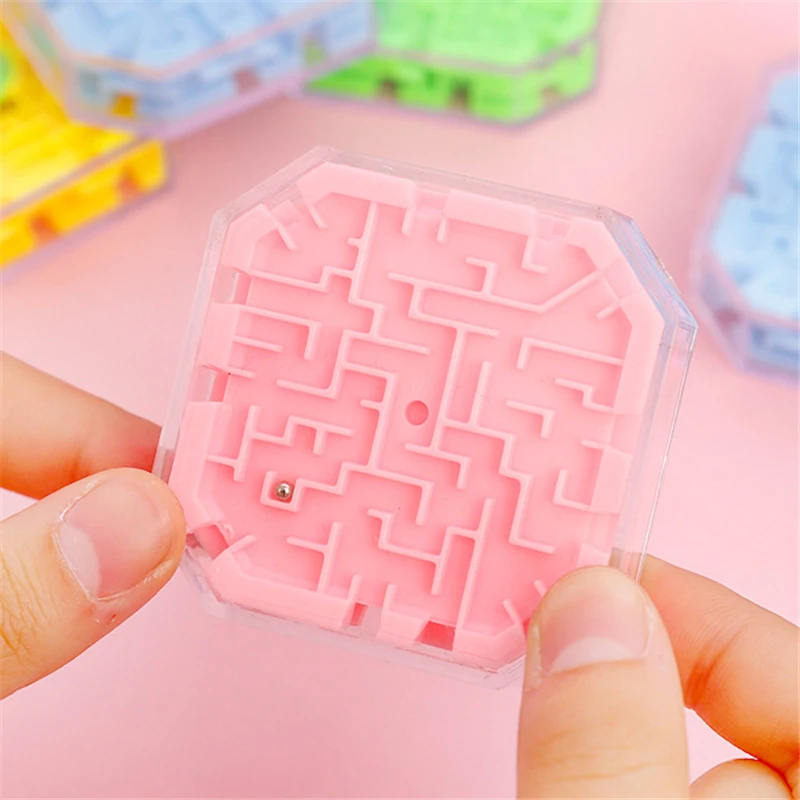 HUAMJ Funny Kids Gifts Intelligence Steel Ball 3D Labyrinth Puzzle Magic Cubes