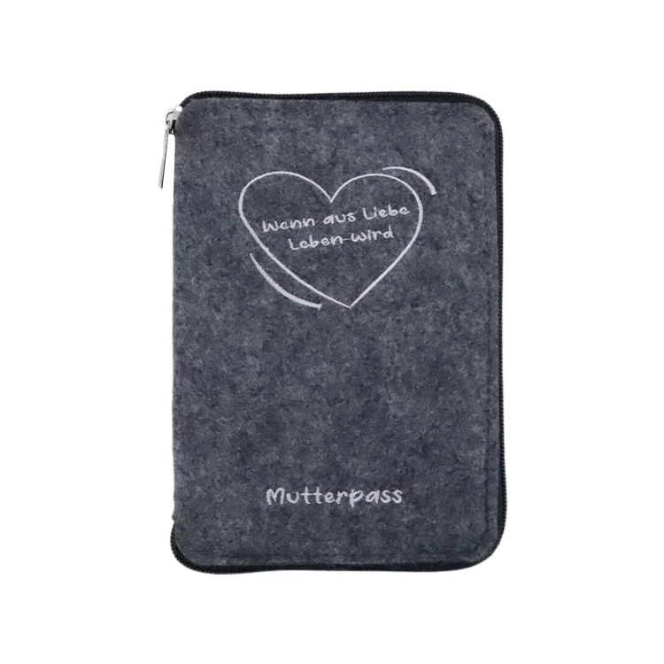 Custom Pattern Pregnancy Mother Passport Mother Felt Mutterpass Cover Sleeve