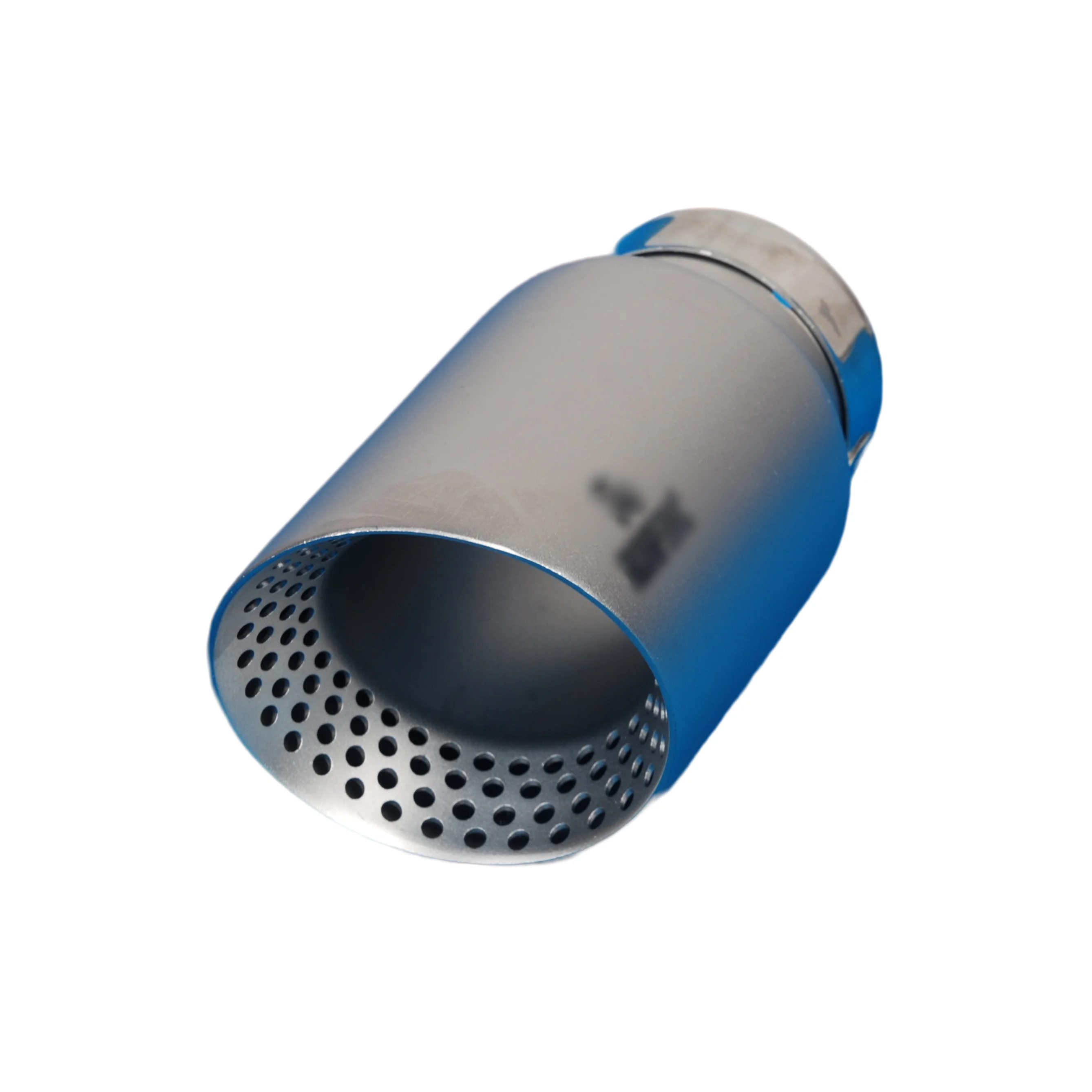 For Akrapovic style114mm Sand Blasting Stainless Steel Muffler pipes for VW Golf Exhaust grid MufflerpipesTips