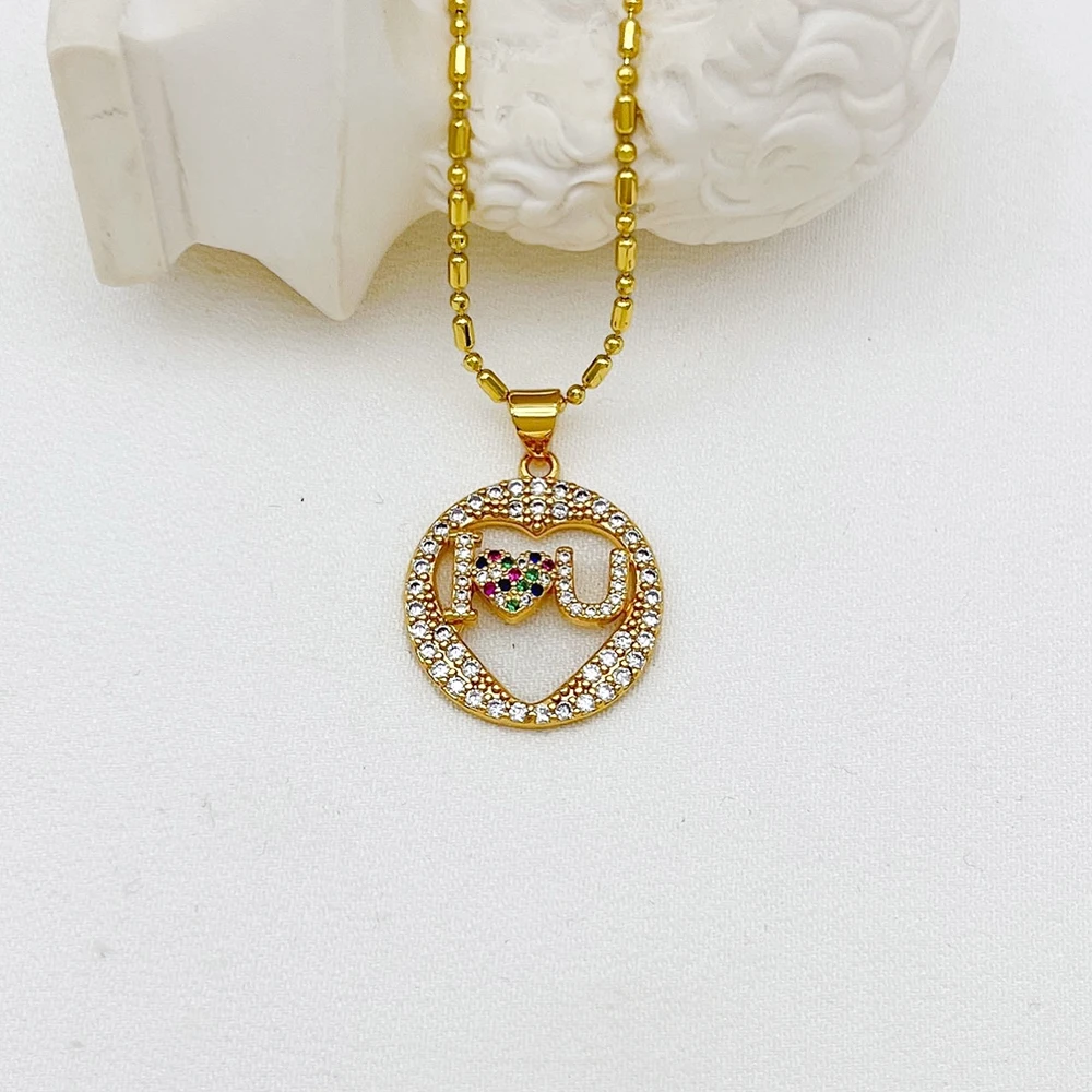 Rebird Heart zircon necklace fashion chain exquisite beautiful accessories for women necklace jewelry boxes