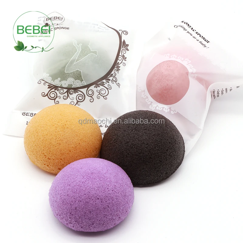 Skin Care Private Label Face Sponge 100% Facial Activated Natural Organic Konjac for All Hypoallergenic