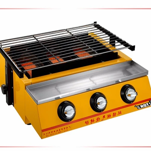Газовая жаровня, гриль для барбекю для семейного использования, открытый жаровня от производителя, оптовая продажа, барбекю-гриль для балкона