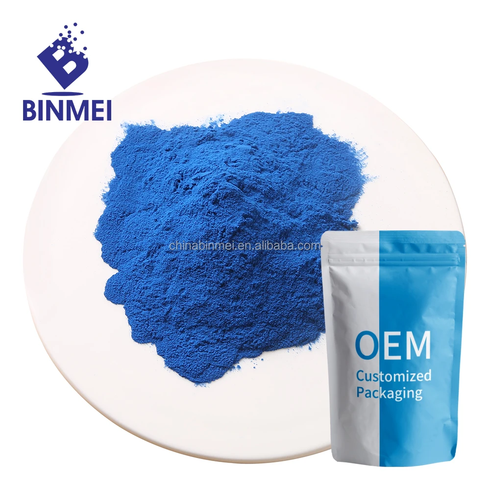 BINMEI Natural Food Coloring Phycocyanin Powder Blue Color Spirulina Extract