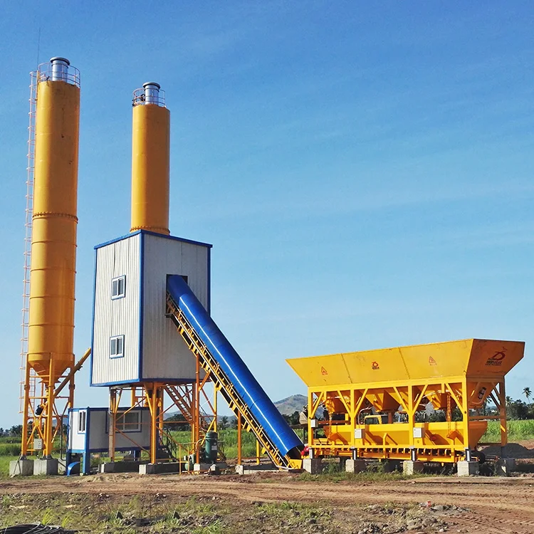 Concrete Mixer Machinery HZS 50 60 75 90 100 120 150 180 200 240m3/h wet mix stationary Ready Mix Concrete Batching Plant price