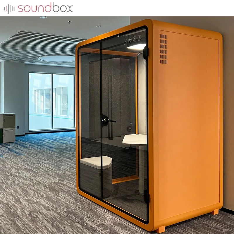 Independent small space office booth phone interview privacy cabin soundproof office booth