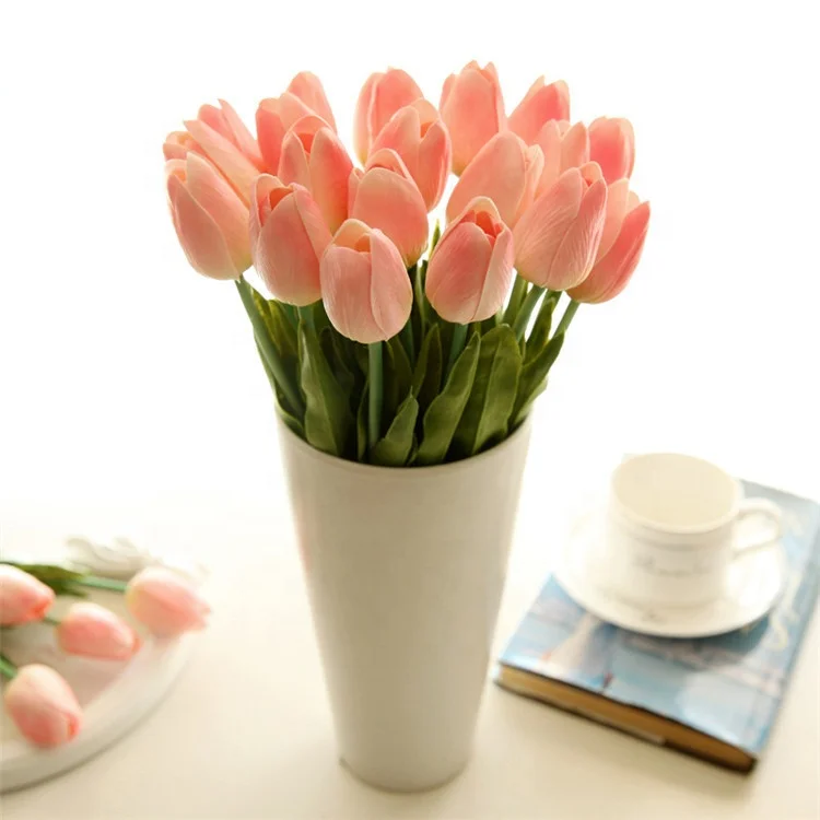 YAYUN CH1021 Chinese Factory Spot Goods Decorative Flowers And Wreaths Artificial Flower PU Tulip