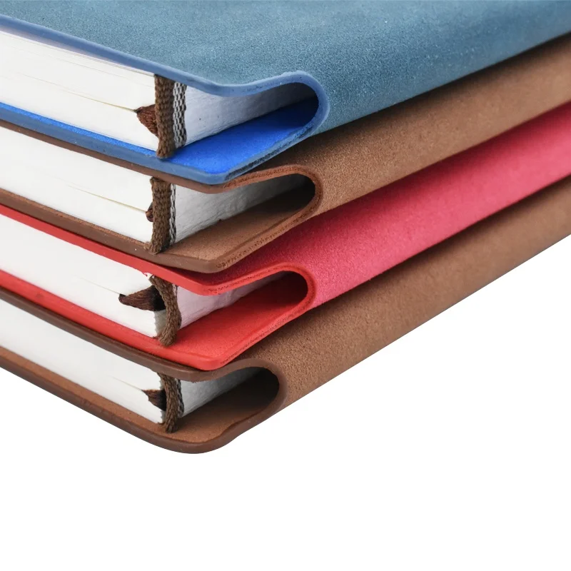 GIGO 2020 Custom Printing Leather Elastic Band Sewing Binding Journal Diary Hardcover Notebook Promotional Notebook Promotion